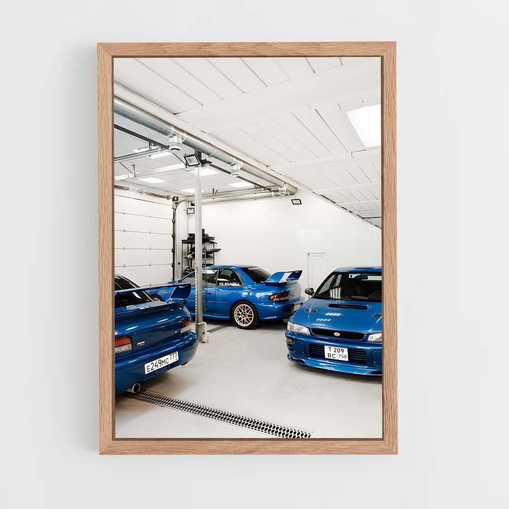 Poster Garage Fantastique – affiche Subaru (vue 4)
